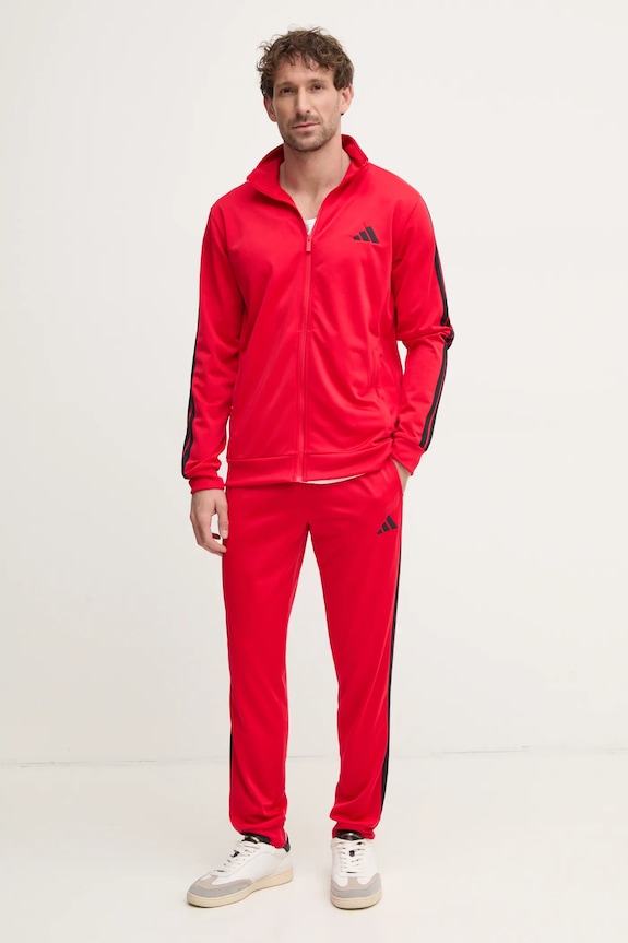 Спортивний костюм adidas 3S TR TT TS трикотаж червоний JI8852