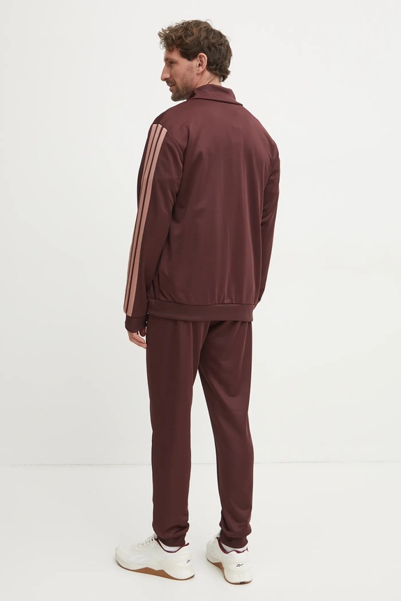 adidas melegítő szett 3S FT TT TS JI8872 burgundia AW25
