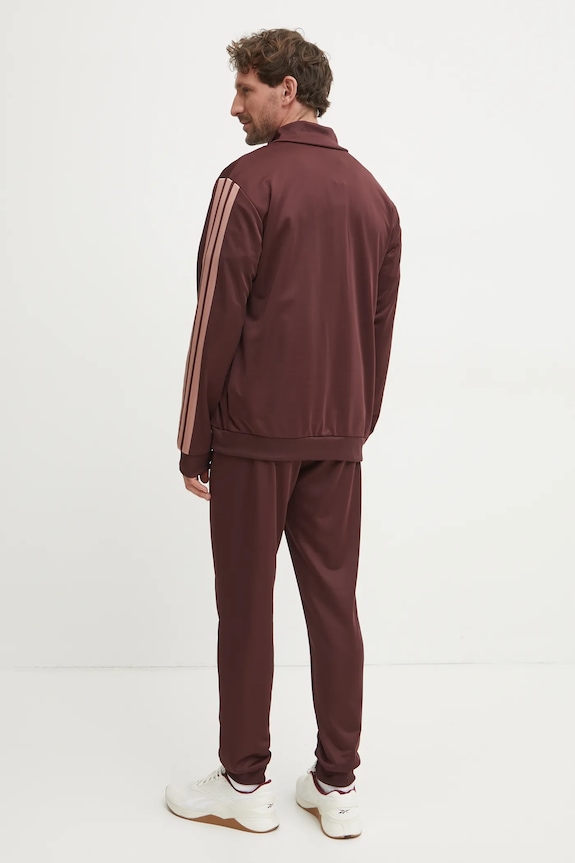 adidas melegítő szett 3S FT TT TS JI8872 burgundia AW25