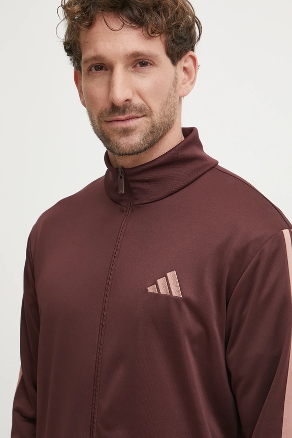 adidas melegítő szett 3S FT TT TS JI8872 burgundia