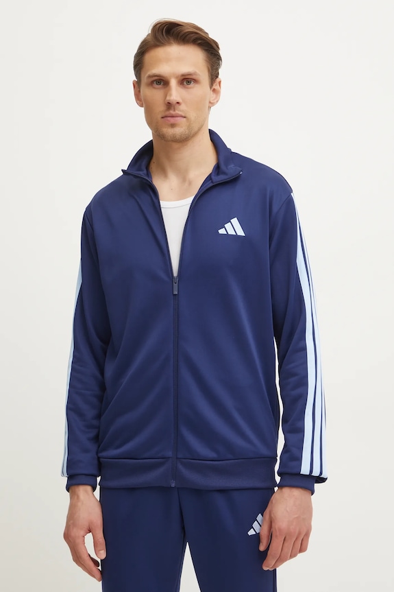Abbigliamento adidas tuta da ginnastica 3S FT TT TS JI8873 blu navy