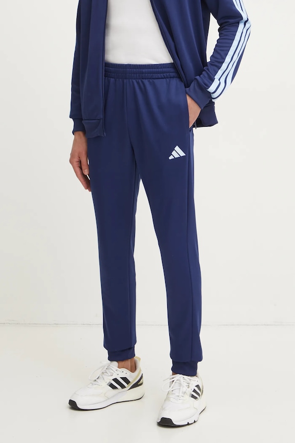 adidas tuta da ginnastica 3S FT TT TS blu navy JI8873