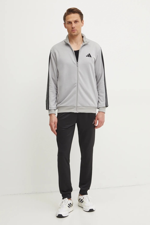 Спортивний костюм adidas 3S FT TT TS трикотаж сірий JI8876