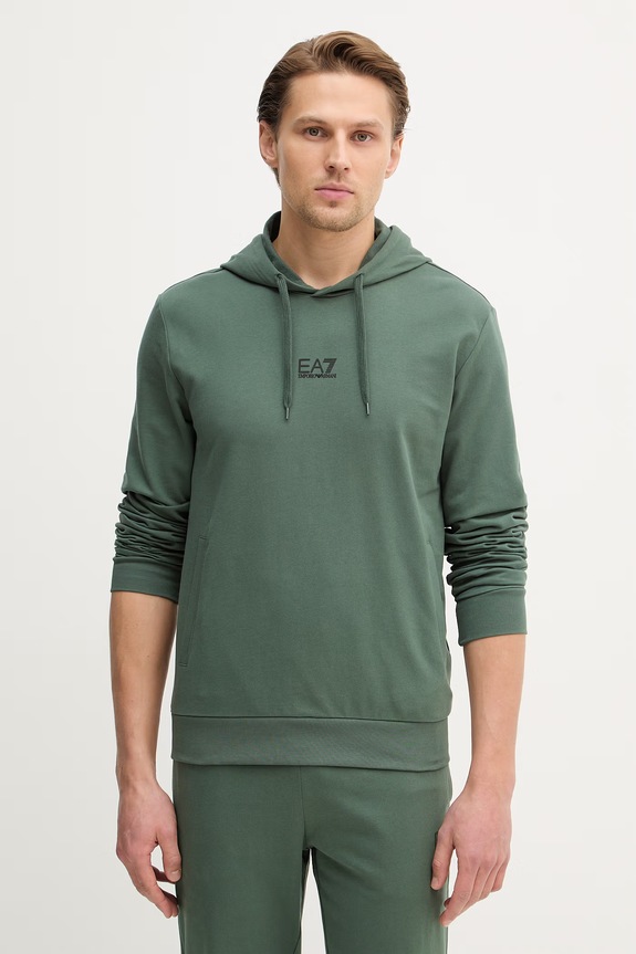 Ρούχα Βαμβακερή φόρμα EA7 Emporio Armani PJVRZ.8NPV64 πράσινο