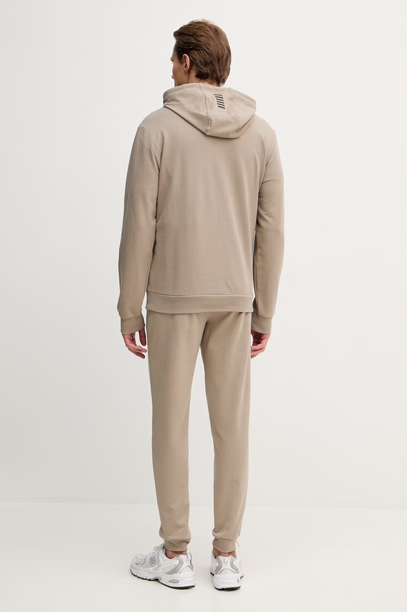 Βαμβακερή φόρμα EA7 Emporio Armani PJVRZ.8NPV64 μπεζ SS26