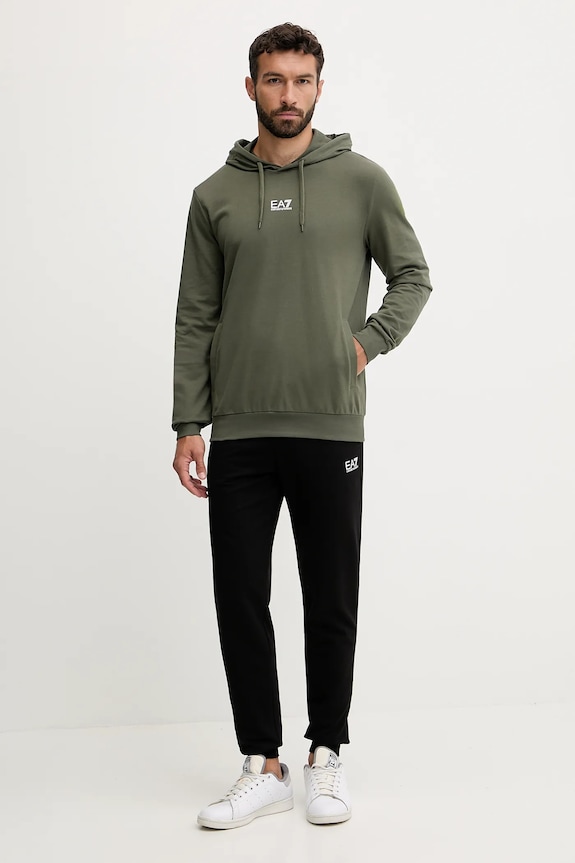 EA7 Emporio Armani dres bawełniany zielony PJVRZ.8NPV64