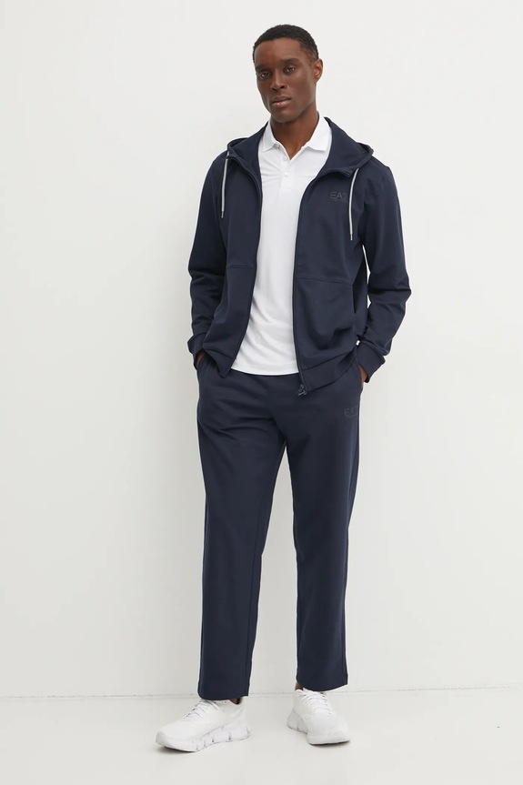 EA7 Emporio Armani dres bawełniany AF13512.7M000236 granatowy AW25