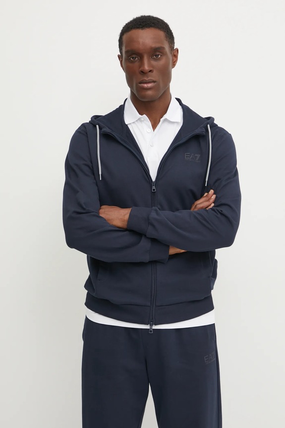 Odzież EA7 Emporio Armani dres bawełniany AF13512.7M000236 granatowy