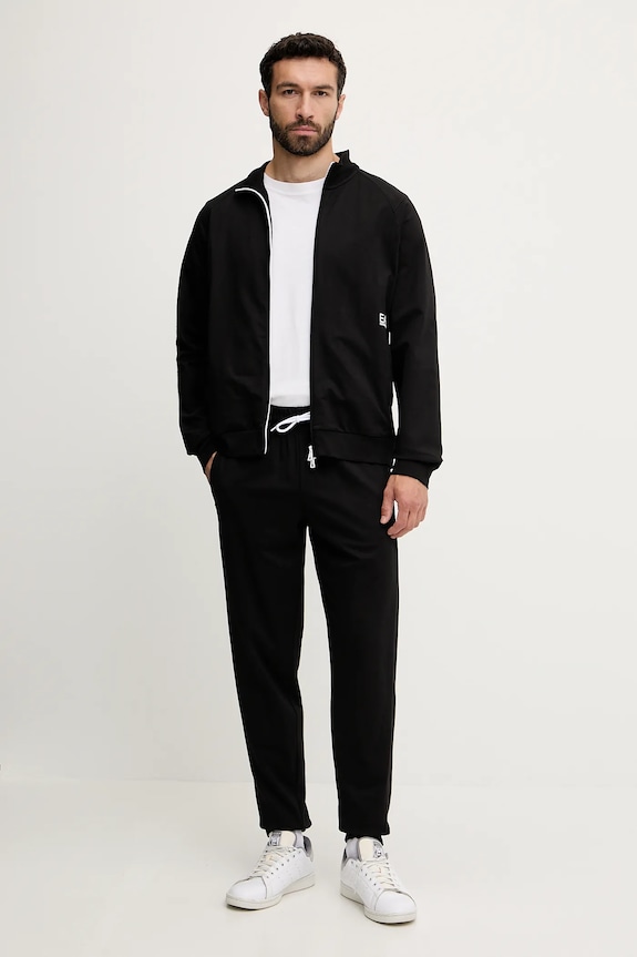 EA7 Emporio Armani trening din bumbac bumbac negru AF12681.7M000206