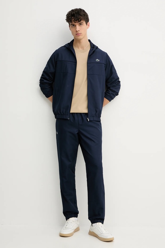 Спортивний костюм Lacoste тканина темно-синій WH2661