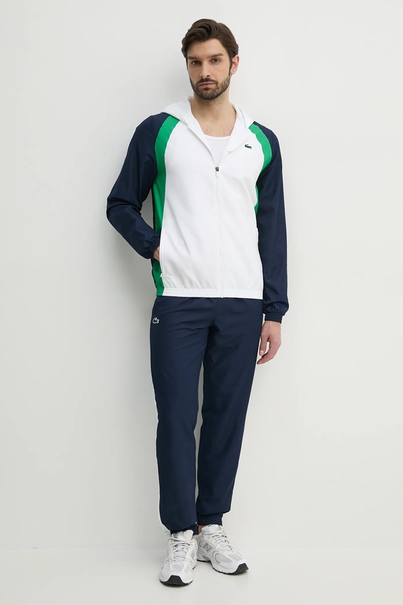 Lacoste tuta da ginnastica tessuto blu navy WH8980