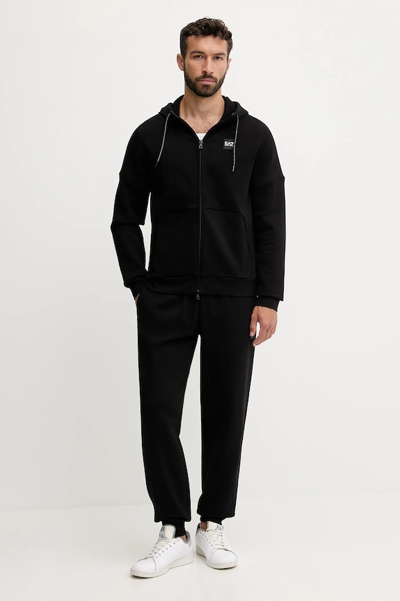 EA7 Emporio Armani dres dzianina czarny AF10377.7M000914