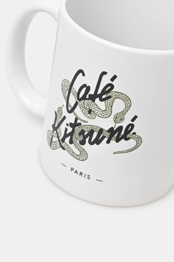 Hrnek Café Kitsuné Mug OU08109O0008 bílá SS25