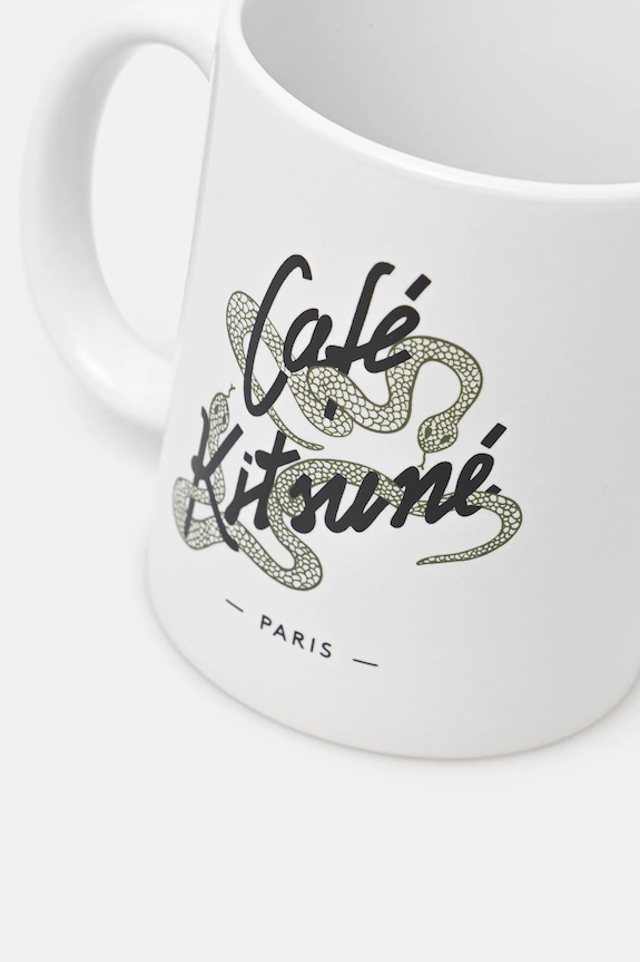 Hrnek Café Kitsuné Mug OU08109O0008 bílá SS25