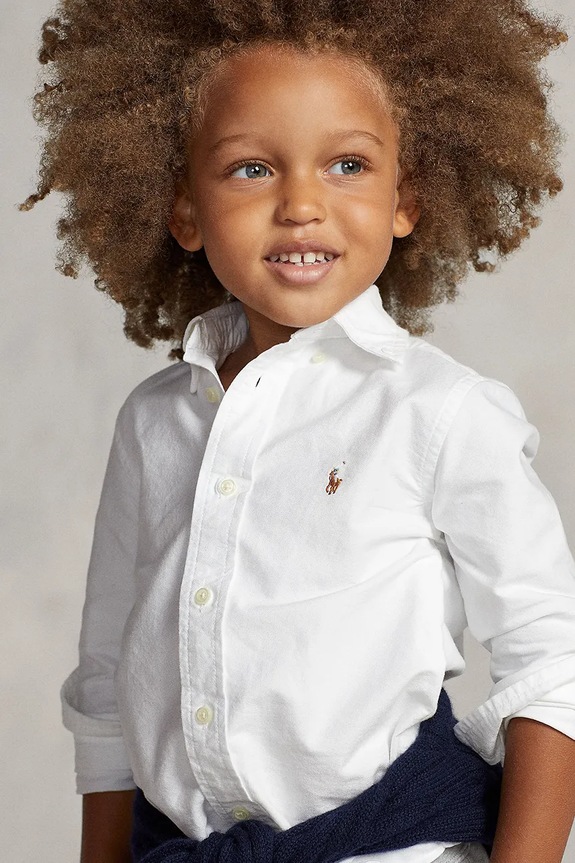 Polo Ralph Lauren camicia di cotone per bambini 322677133001