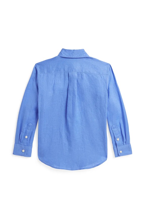 Polo Ralph Lauren koszula lniana dziecięca 322967600001 niebieski SS26