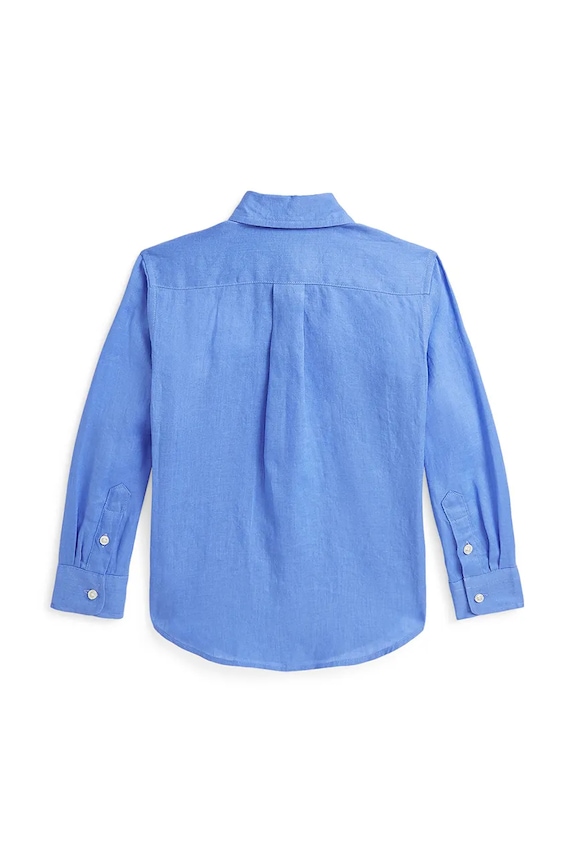 Polo Ralph Lauren koszula lniana dziecięca 322967600001 niebieski SS26