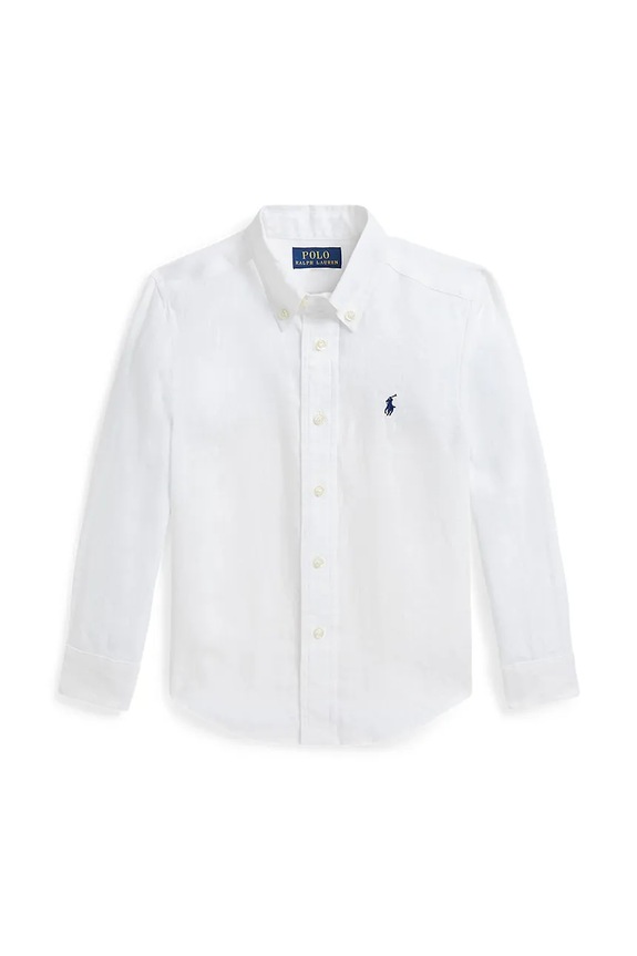 Polo Ralph Lauren koszula bawełniana dziecięca 322967600003 biały SS26