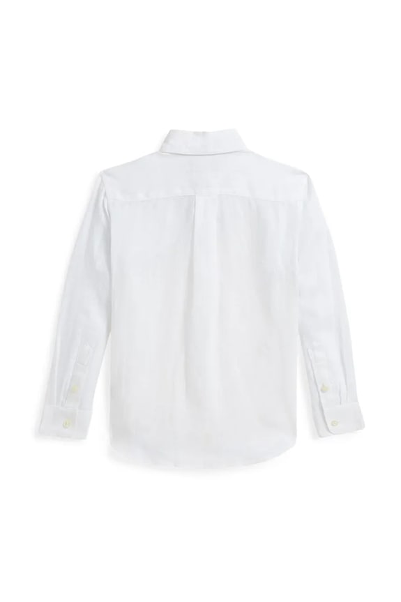 Chłopiec Polo Ralph Lauren koszula bawełniana dziecięca 322967600003 biały