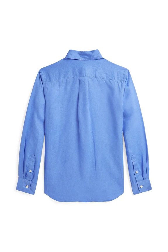 Polo Ralph Lauren koszula lniana dziecięca 323967600001 niebieski SS26