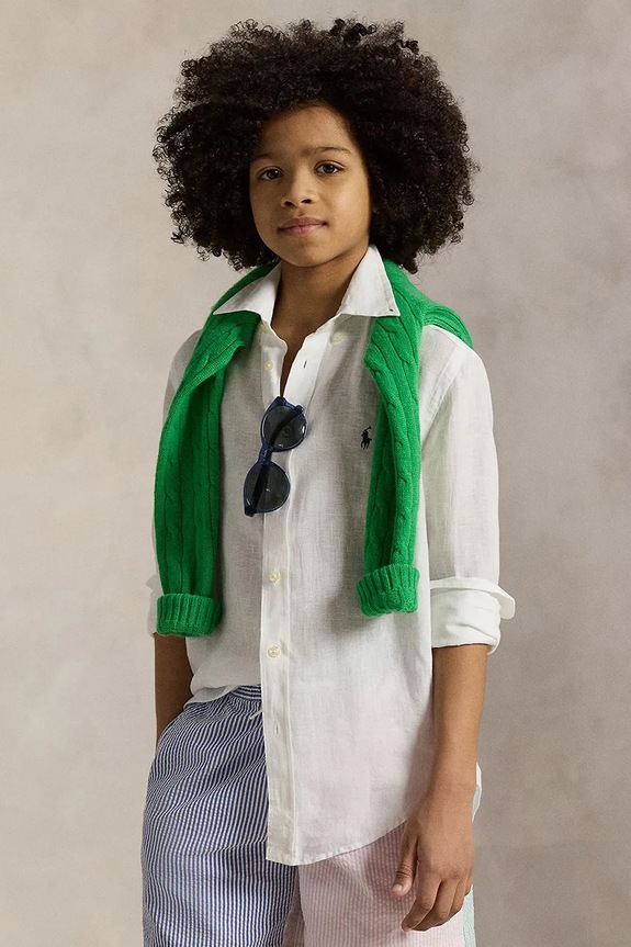 Polo Ralph Lauren gyerek vászon ing fehér 323967600003