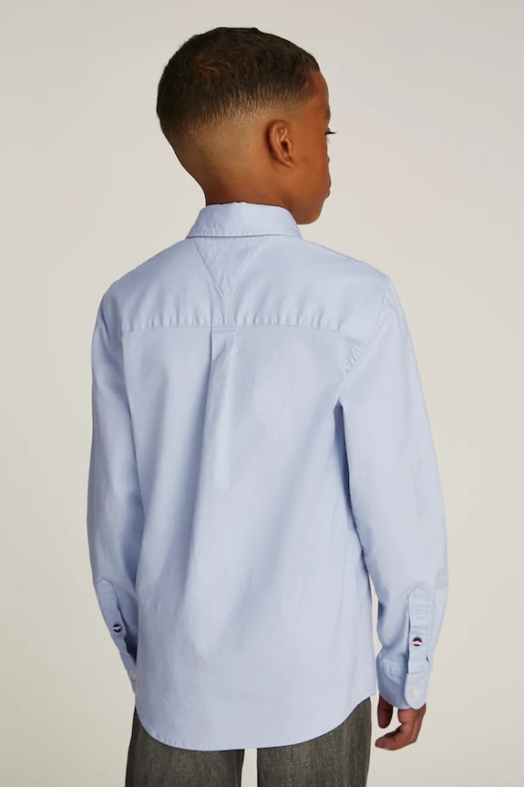 Tommy Hilfiger camicia per bambini blu KB0KB08728.128.176.PPYA