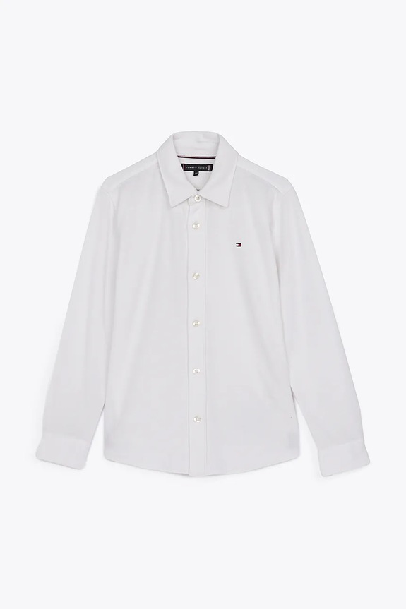 Tommy Hilfiger camicia per bambini KB0KB09339.128.176.PPYA bianco SS25