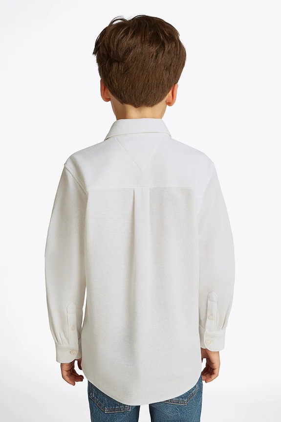 BIMBO Tommy Hilfiger camicia per bambini KB0KB09339.128.176.PPYA bianco