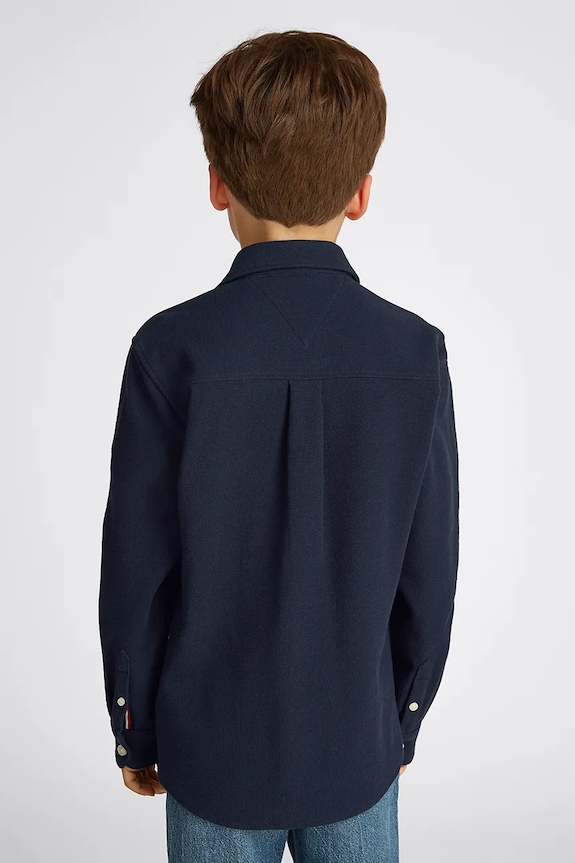 Tommy Hilfiger cămașă copii bleumarin KB0KB09339.128.176.PPYA
