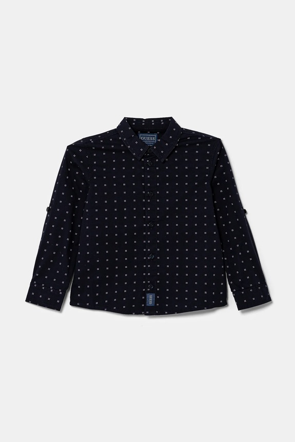 Guess koszula dziecięca casual granatowy N5RH04.WE5W0.PPYA