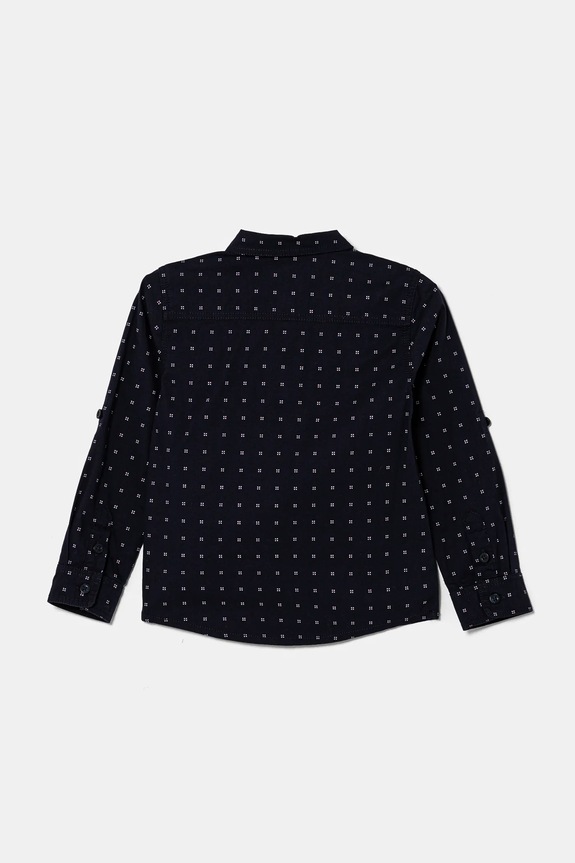 Guess koszula dziecięca N5RH04.WE5W0.PPYA granatowy SS25