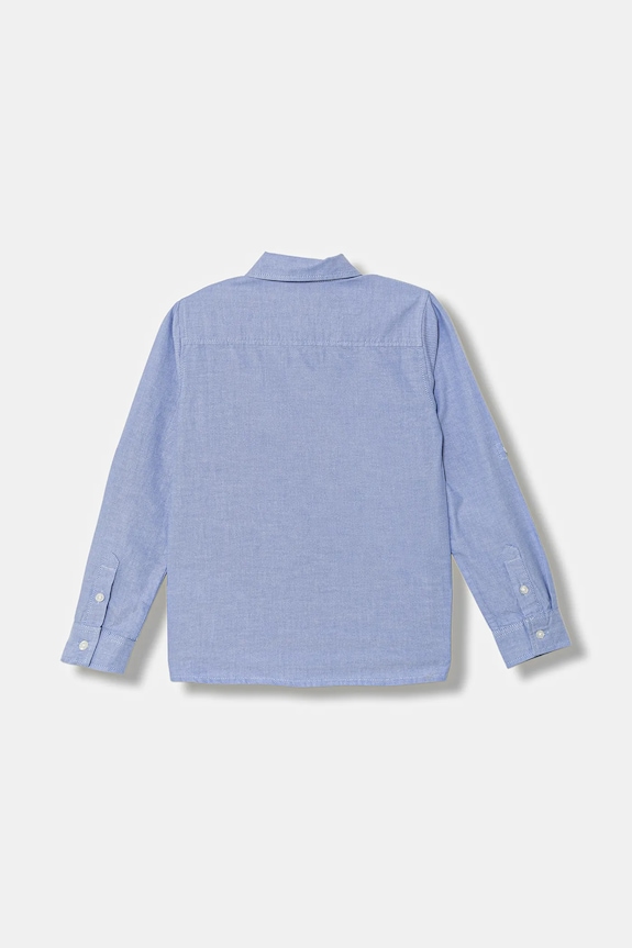 Dječja pamučna košulja Guess N5RH10.W9CL0.PPYA plava SS25