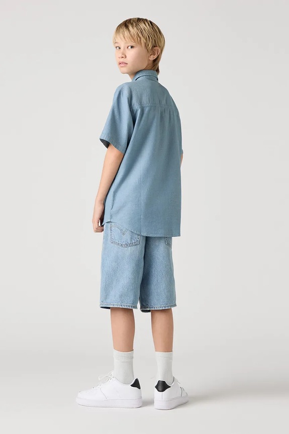 Detská bavlnená košeľa Levi's SS WOVEN SHIRT 9EH426