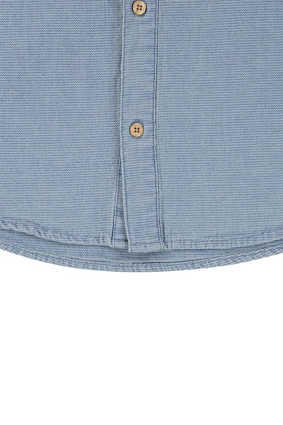 Detská bavlnená košeľa Levi's SS WOVEN SHIRT 9EH426 modrá