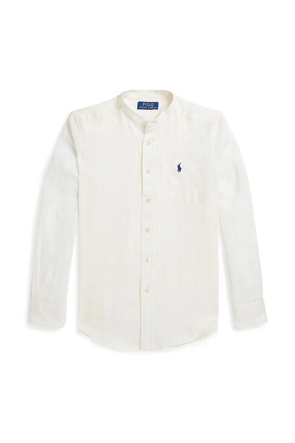 Polo Ralph Lauren koszula lniana dziecięca 323964592002 biały SS25