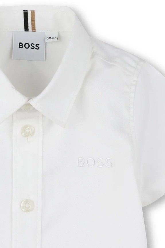 Fiú BOSS pamut baba ing J52089.67.81 fehér