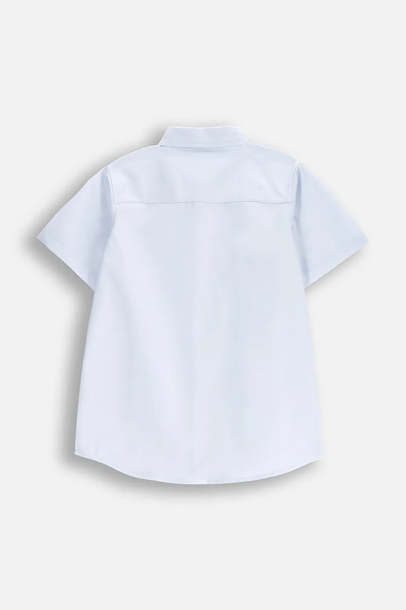 Detská bavlnená košeľa Coccodrillo WC5136202EJB modrá SS25