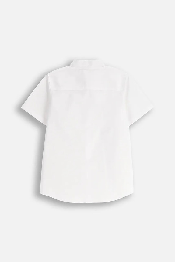 Coccodrillo koszula bawełniana dziecięca WC5136201BSB biały AW25