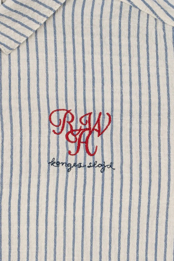 Detská bavlnená košeľa Konges Sløjd RHW X KS DUO SHIRT GOTS KS103596 modrá
