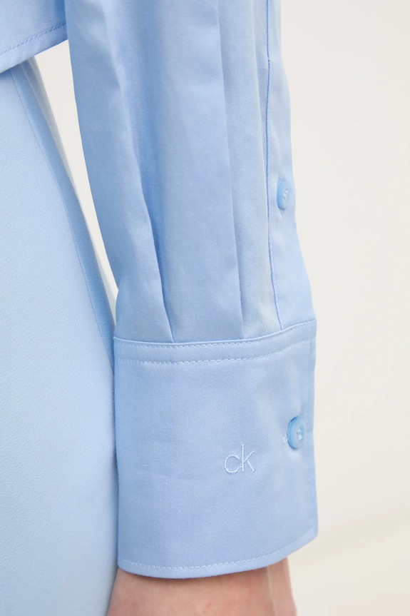Bavlněná košile Calvin Klein K20K208068 modrá