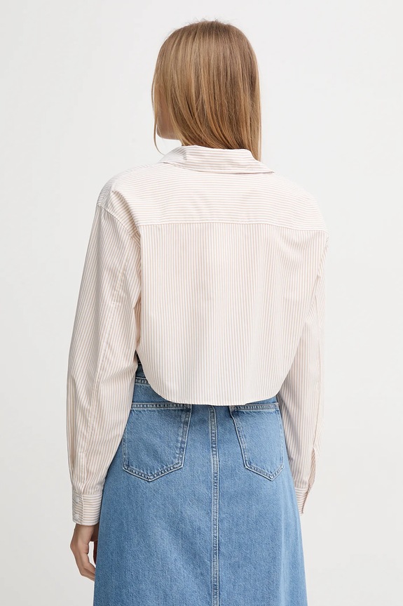 Odjeća Pamučna košulja Calvin Klein Jeans J20J225078 bež