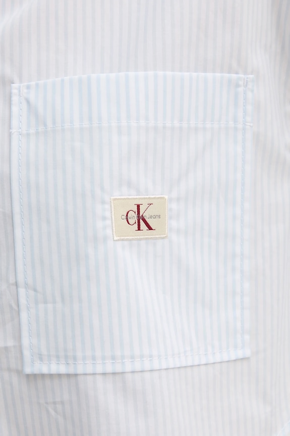 Calvin Klein Jeans pamut ing J20J225078 kék