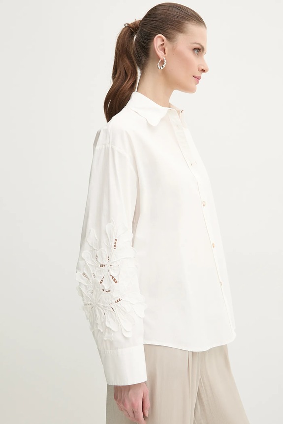 Forte Forte camicia in cotone bianco 13605.my.shirt
