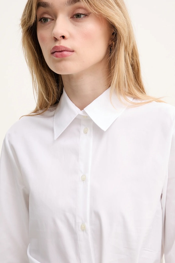 MSGM camicia in cotone bianco 3841MDE14X.257100