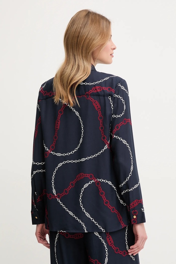 Odzież Tommy Hilfiger koszula WW0WW44045 granatowy