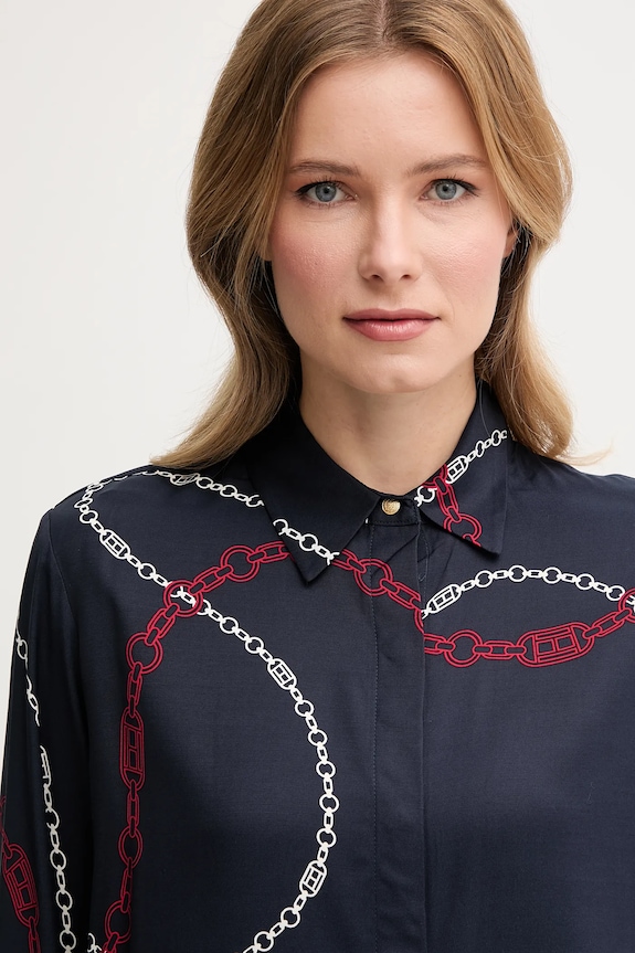 Tommy Hilfiger koszula granatowy WW0WW44045