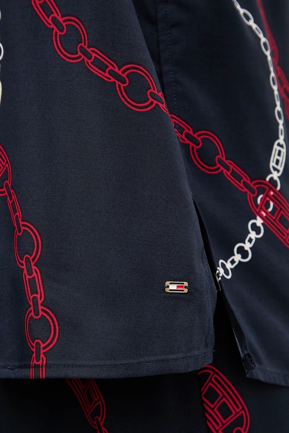 Tommy Hilfiger koszula WW0WW44045 granatowy