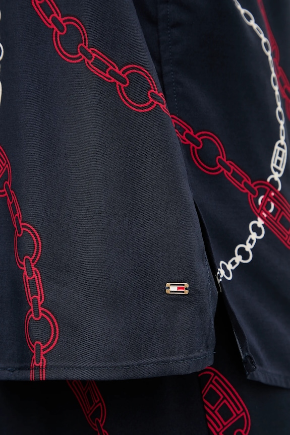 Tommy Hilfiger koszula WW0WW44045 granatowy