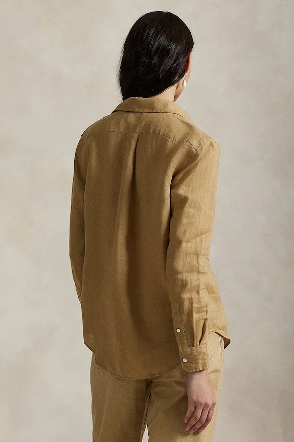 Polo Ralph Lauren linen shirt 211970730 beige SS26