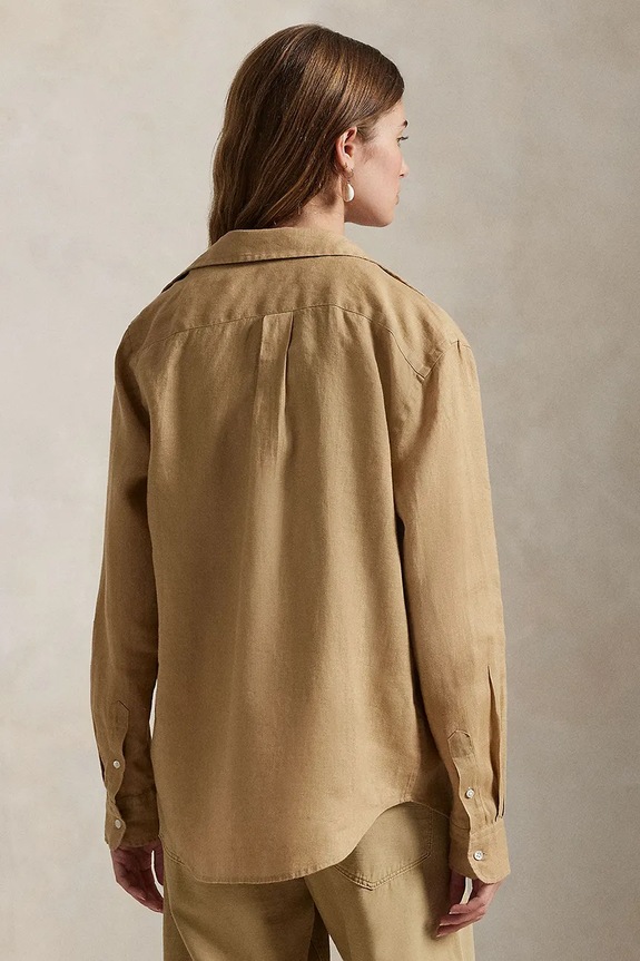 Polo Ralph Lauren linen shirt 211970730 beige SS26